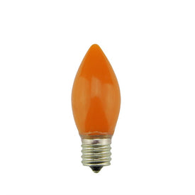 Replacement Orange Opaque LED C9 Christmas Light Bulbs Pack of 4