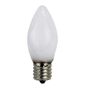 Replacement Opaque White LED C9 Christmas Light Bulbs Pack of 4