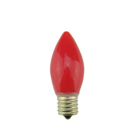 Replacement Opaque Red LED C9 Christmas Light Bulbs Pack of 4