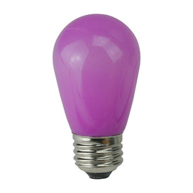 Replacement Opaque LED S14 Purple Christmas Replacement Bulbs 25-Pack