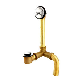 Classics Pop-Up Side Outlet 20-Gauge Drain for Standard Tub with Brass Nuts