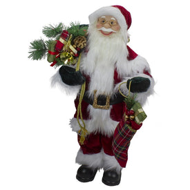 2' Standing Santa Christmas Figurine with Presents
