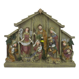 9.75" Tabletop Nativity Scene Christmas Figurine Decoration