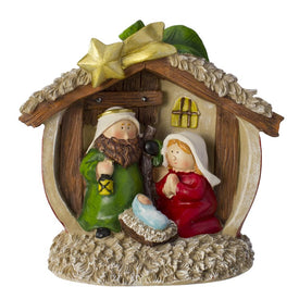 7.5" Tabletop Children's First Nativity Scene Christmas Decoration