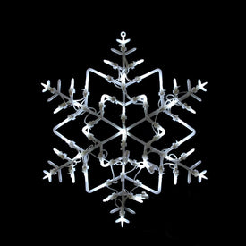 18" Snowflake LED Lighted Window Silhouette Christmas Decoration