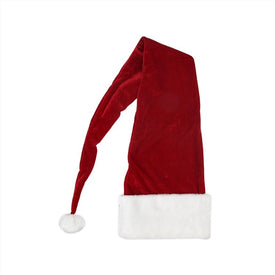 60" Red and White Santa Unisex Adult Christmas Hat Costume Accessory - One Size