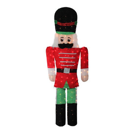6' Pre-Lit Candy Cane Lane 2-D Toy Soldier Christmas Outdoor Decoration