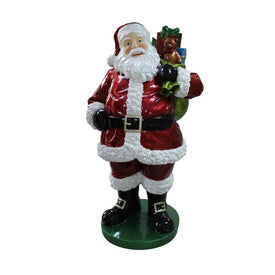 63" Red and White Santa Claus with Presents Christmas Decoration