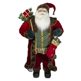 4' Standing Santa Christmas Figurine with Presents