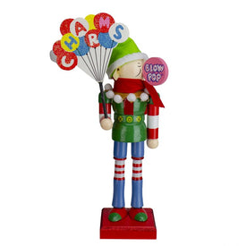 11" Red and Blue Prince Charms Blow Pop Elf Christmas Tabletop Figurine
