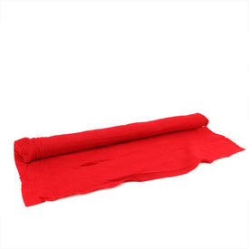 96" x 36" Red Artificial Powder Snow Christmas Drape Cover