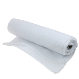 8' White Artificial Christmas Soft Snow Blanket Roll