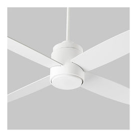 Oslo 52" Four-Blade Ceiling Fan - White