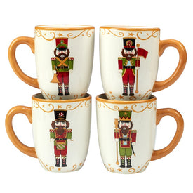 Holiday Magic Nutcracker Mugs Set of 4