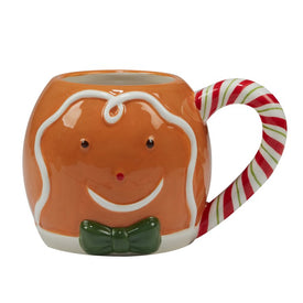 Holiday Magic Gingerbread 3-D Mugs Set of 4