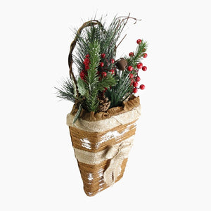 32634961-BROWN Holiday/Christmas/Christmas Artificial Flowers and Arrangements