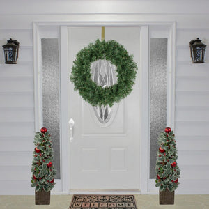 32607609-GREEN Holiday/Christmas/Christmas Wreaths & Garlands & Swags