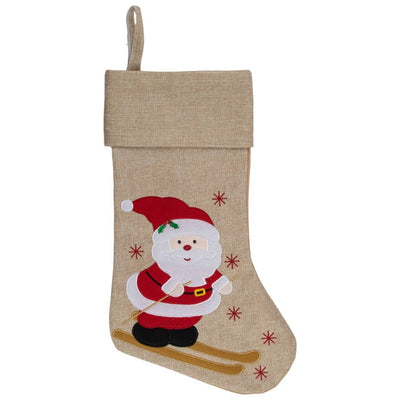 34315001-BEIGE Holiday/Christmas/Christmas Stockings & Tree Skirts
