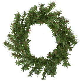 8" Unlit Canadian Pine Artificial Christmas Wreath