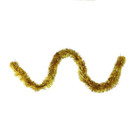 12' x 2.75" Unlit Deep Gold Traditional Artificial Christmas Garland