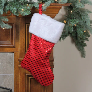 32637219-RED Holiday/Christmas/Christmas Stockings & Tree Skirts