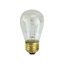 Replacement Incandescent S14 Clear Christmas Bulbs Pack of 25