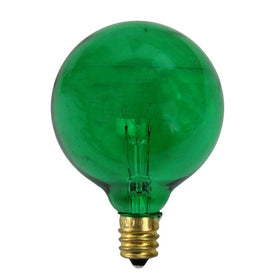 Replacement Incandescent G50 Green Christmas Bulbs Pack of 25