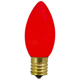 Replacement 3" Red C9 Opaque Christmas Bulbs Pack of 4