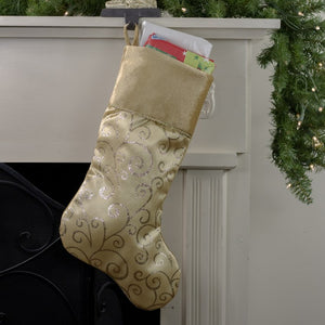 31450626-GOLD Holiday/Christmas/Christmas Stockings & Tree Skirts
