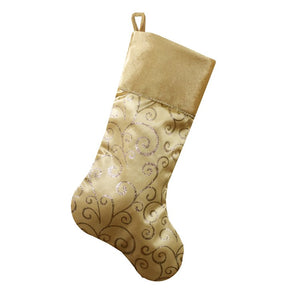 31450626-GOLD Holiday/Christmas/Christmas Stockings & Tree Skirts