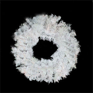 31466885-WHITE Holiday/Christmas/Christmas Wreaths & Garlands & Swags