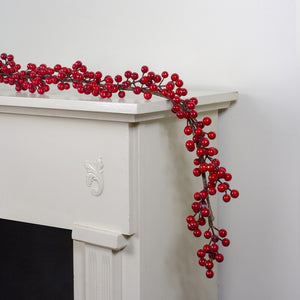 32258175-RED Holiday/Christmas/Christmas Wreaths & Garlands & Swags
