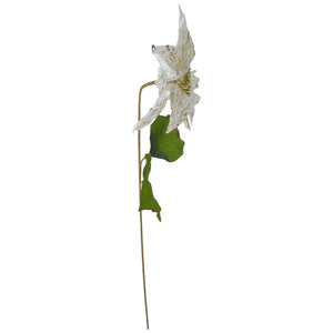 34314306-WHITE Holiday/Christmas/Christmas Artificial Flowers and Arrangements