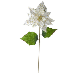 34314306-WHITE Holiday/Christmas/Christmas Artificial Flowers and Arrangements