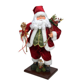 18" Red and White Santa Claus Christmas Tabletop Decor