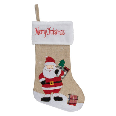 34314991-BEIGE Holiday/Christmas/Christmas Stockings & Tree Skirts
