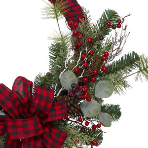 34317265-RED Holiday/Christmas/Christmas Wreaths & Garlands & Swags