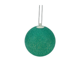 7" Green Lighted Twinkling Patio Christmas Hanging Decoration