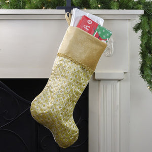 32229689-GOLD Holiday/Christmas/Christmas Stockings & Tree Skirts
