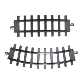 10" Black Replacement Train Set Track Pieces Club Pack of 12