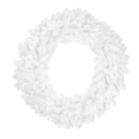 48" Unlit White Pine Artificial Christmas Wreath