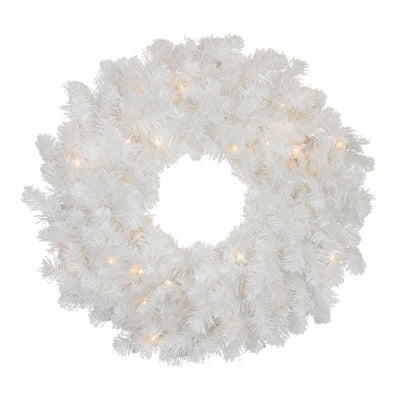 Product Image: 32913233-WHITE Holiday/Christmas/Christmas Wreaths & Garlands & Swags