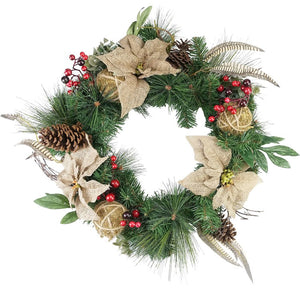 31736408-GREEN Holiday/Christmas/Christmas Wreaths & Garlands & Swags