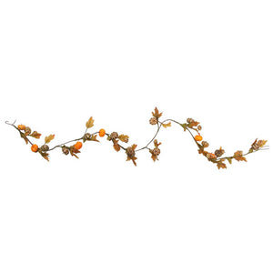 32915350-ORANGE Holiday/Christmas/Christmas Wreaths & Garlands & Swags