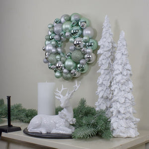 34313034-SILVER Holiday/Christmas/Christmas Wreaths & Garlands & Swags