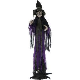 72" Standing Witch with Six Flashing Lights