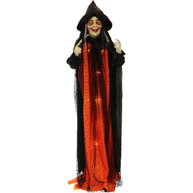 6" Standing Light-Up Witch with Sound