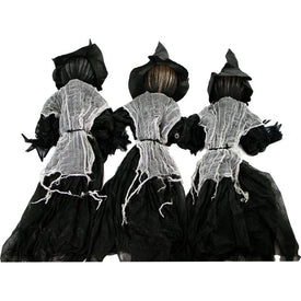 47" Witch Light-Up Lawn Decor with Stakes and Hanging Option