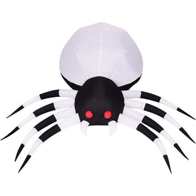 6" Inflatable Pre-Lit Spider with Disco Lights