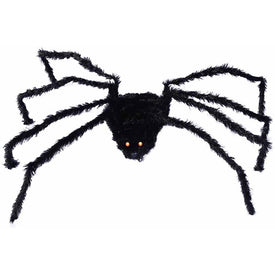 72" Giant Light-Up Black Spider